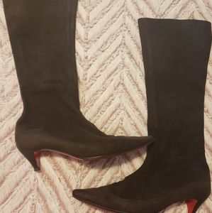 Womens Christian Louboutin Boots Sz 38.5